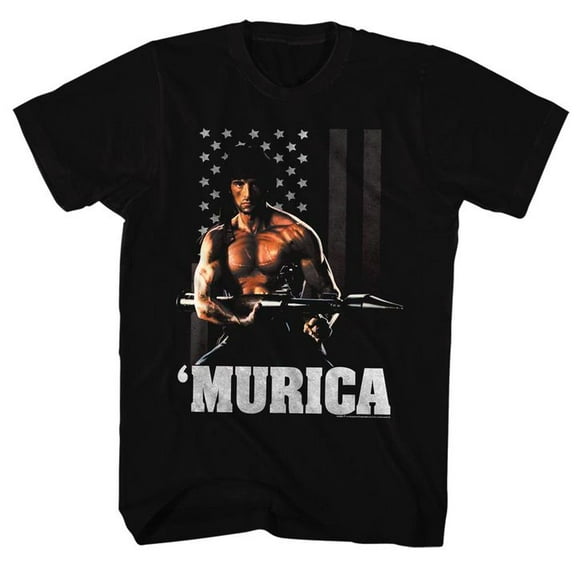 Rambo Freedom Black Adult T-Shirt 5Xl