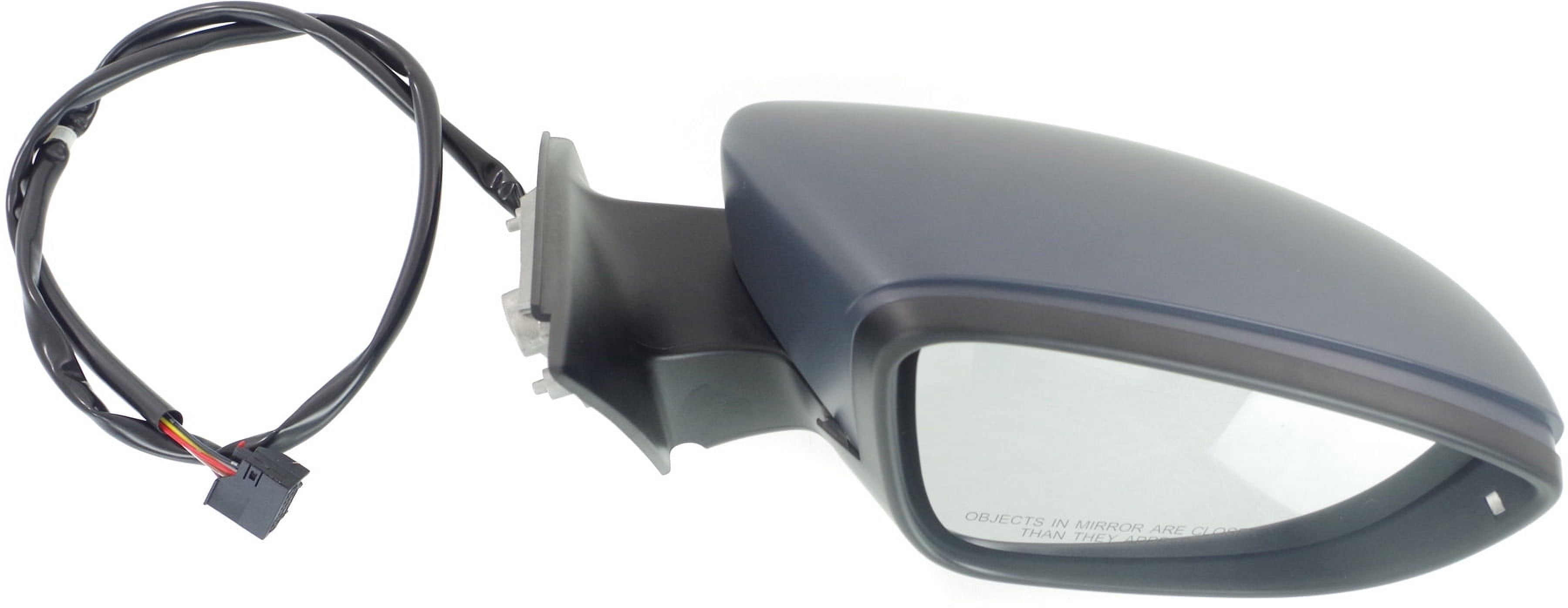 Mirror Compatible With 2012 Volkswagen Passat Right Passenger Side Heated In-housing Signal Light Paintable Kool-Vue