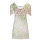 thumbnail image 4 of ICHUANYI Clearance Women‘s Summer Dresses Print Short Sleeve Off Shoulder Round Neck Dress(White, XXL) ICHUANYI WER2023080812091, 4 of 5