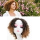 thumbnail image 4 of Peluca Corta de Onda Profunda, Peluca Rizada Profunda Reutilizable Con Flequillo para Uso Diario para Mujeres, 4 of 7