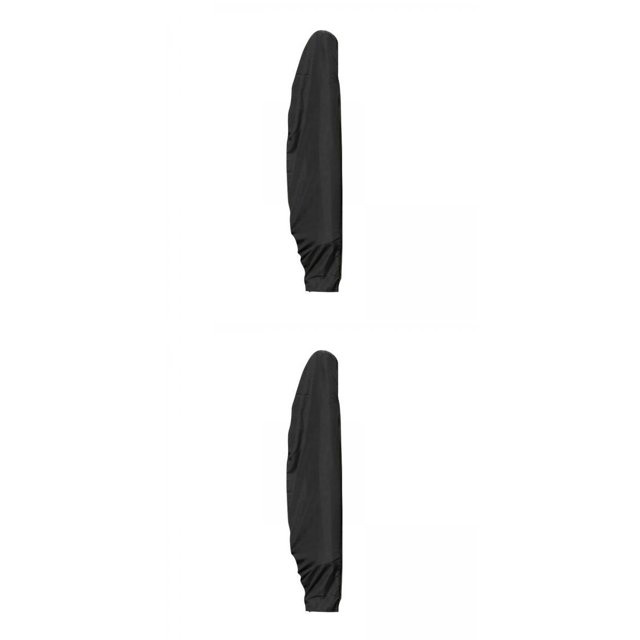 2 Piezas Plátano Cubierta de Sombrilla Impermeable con Cordón Accesorios de Jardín Gloria Cubierta de sombrilla