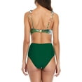 thumbnail image 5 of Women's One Piece Swimsuit Cut-Out Print High Waist Monokini Swimwear, 5 of 7