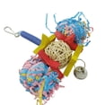 thumbnail image 1 of Flmtop Cute Foraging Bird Parrot Shredder Cage Toys for Cockatiel African Grey Conure Random Color, 1 of 8