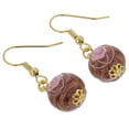 thumbnail image 2 of GlassOfVenice Murano Glass Magnifica Earrings - Cranberry, 2 of 4