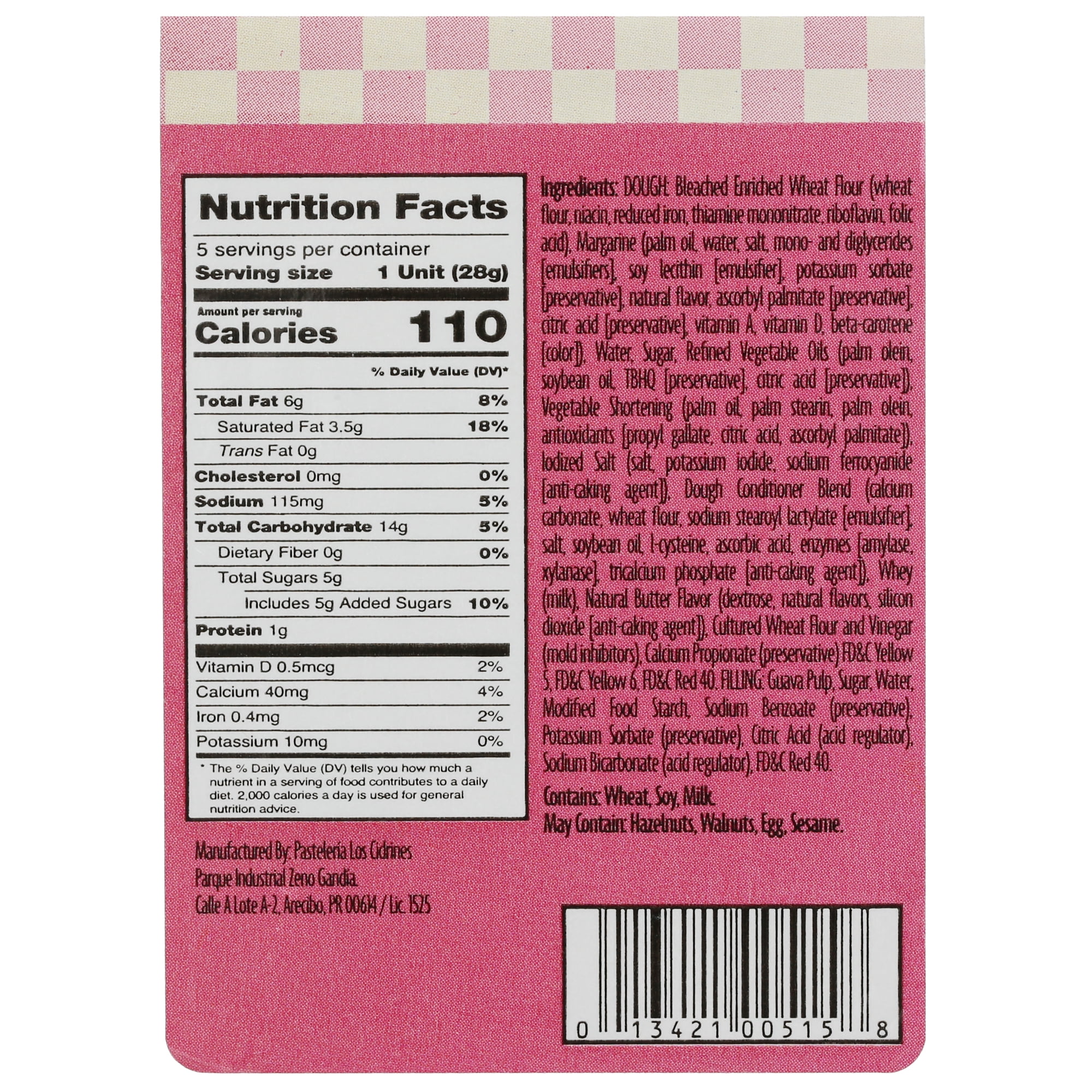 Cidrines, Mini Guava Strudel, 5 Count, Ready to Eat,Shelf Stable
