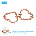 thumbnail image 3 of Uxcell Heart Flower Shape Alloy Open Back Bezel Pendants DIY Hollow Frame, Light Gold 10 Pack, 3 of 5