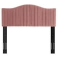 thumbnail image 2 of Modway Brielle Channel Tufted Performance Velvet King/California King Headboard in Dusty Rose, 2 of 7
