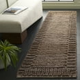 thumbnail image 2 of SAFAVIEH Natura Robena Bordered Runner Rug, Brown, 2'3" x 8', 2 of 9