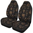 thumbnail image 1 of ABPHQTO Juego de 2 fundas para asientos de coche, muebles pintados a mano, Protector universal para asientos delanteros de coche, apto para coche, SUV, sedán, camión, 1 of 4