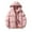Pink, variant on Women's Plus Size Quilted Jacket Solid Color S Hooded Double Pocket Long Sleeved Zipper Parkas Oversized Puffer Coat(Green 3XL)