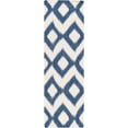 thumbnail image 6 of Hauteloom Richton Wool Living Room, Bedroom Area Rug - Transitional - Navy, Cream - 5' x 8', 6 of 7