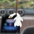 thumbnail image 6 of Cute Hanging Duck Car Mirror Accessory – Funny Swing Duck for Rearview Mirror, UV Color Changing Duck Car Charm, Funny Duck Car Interior Decor Gift, 6 of 7