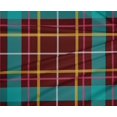 thumbnail image 4 of oneOone Polyester Lycra Maroon Fabric Madras Check Sewing Fabric By The Yard Printed Diy Clothing Sewing Supplies 56 Inch Wide, 4 of 4