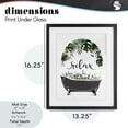 thumbnail image 4 of Stupell Industries Tropical Tropical Bath Relax Black Framed Print Under Glass, 13 x 16, by Lettered and Lined, 4 of 8