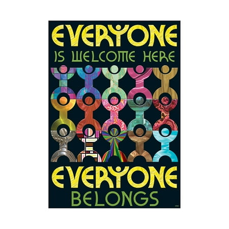 Large Poster Set - EVERYONE IS WELCOME HERE EVERYONE BELONGS ARGUS LARGE POSTER