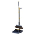 thumbnail image 1 of Broom And Dustpan Set For Home With 180° Rotatable Handle, Magnetic Snap Storage, Scraping Teeth, And Rubber Lip Scraper, 1 of 7