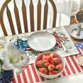 thumbnail image 6 of Sm:)e Eucalyptus American Flag Stars 4th of July Placemats Set of 4 12x18 Inch, 6 of 7