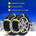 thumbnail image 4 of Juego de 10 cadenas de nieve para coche, cadenas universales ajustables de tracción de emergencia para neumáticos de seguridad de barro y nieve para coches Sincero Electrónica, 4 of 5
