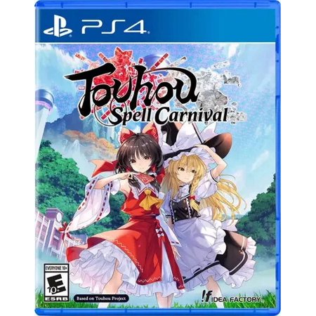 Touhou Spell Carnival for Playstation 4 [New Video Game] PS 4