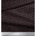 thumbnail image 3 of Soimoi Poly Georgette Fabric Flower Artistic Printed Craft Fabric by The Yard 52 Inch Wide, 3 of 3