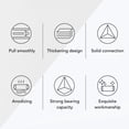 thumbnail image 4 of Selfie Stick, 5 Step Adjustable Length CW Rotation Unlock  Extended Monopod Pole Firmly Fix Damping Sense With PTZ Interface For Outdoor, 4 of 8