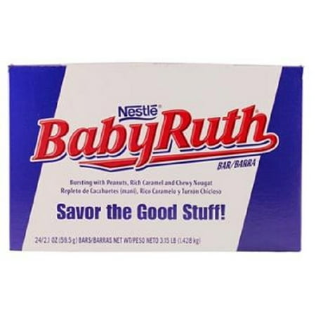 Product Of Baby Ruth, Peanuts With Caramel Chocolate Bar, Count 24 (2.1 oz) - Chocolate Candy / Grab Varieties & Flavors