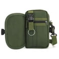thumbnail image 3 of Spencer Mens Shoulder Sling Bag Multi-Pockets Messenger Bag Waterproof Small Crossbody Phone Bag Waist Pack Belt Bag Casual Flap Purse, Green, 3 of 12