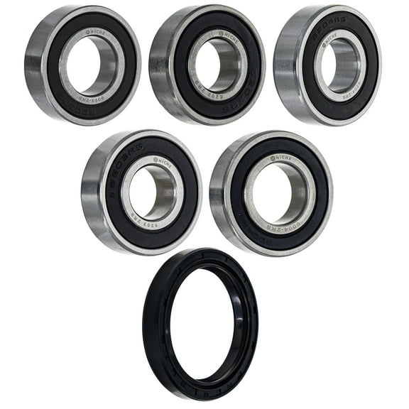 Niche Wheel Bearing Seal Kit for Kawasaki KLR650 6004-2RS 6203-2RS 6202-2RS MK1008777