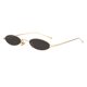 thumbnail image 1 of Gafas de Sol MEETSUN Vintage años 90, Montura Pequeña Ovalada de Metal, 1 of 6