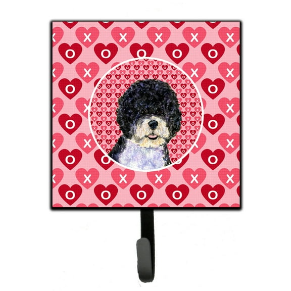Portuguese Water Dog Hearts Love Valentines Day Leash or Key Holder