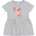 thumbnail image 3 of Inktastic Cute Axolotl Loves Tacos Girls Baby Dress, 3 of 5