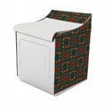 thumbnail image 2 of Ethnic Washer Cover, Ornament with Geometric Details Bohemian Cultural Design, Dust and Dirt Free Decorative Print, 29" x 28" x 40", Multicolor, by Ambesonne, 2 of 3