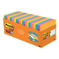 thumbnail image 2 of 3M 65424SSAUCP Super Sticky Notes Cabinet Pack, 3 x 3, Assorted Jewel Colors, 24 70-Sheet Pads, 2 of 2