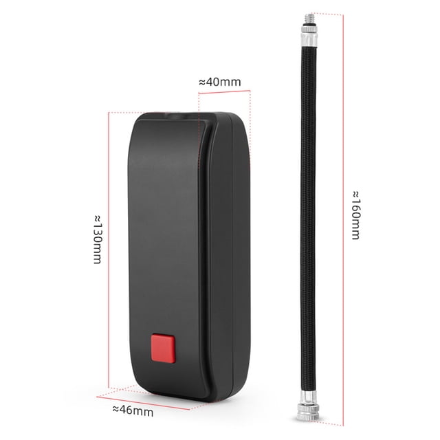 Mini Electrical Air Pump Portable Air Compressor Power Bank Wireless Tire Pump Inflator for Mountian Bike,
