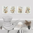 thumbnail image 2 of PixonSign Framed Wall Art Modern Dried Flower Exhibition Posters, Set of 4 Colorful Wildflowers Botanical Illustrations Wall Decor, Farmhouse Adhesive Canvas Prints for Home Decor -, 2 of 5
