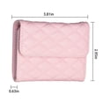 thumbnail image 2 of Adhesive Card Slots Holder Phone Pocket for Phone Case, PU Leather Wallet Sticker ID/Credit Card Holder with Magnetic Buttons for Phone Sleeve - Pink, 2 of 6