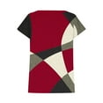 thumbnail image 4 of Birdeem Mode Femmes Mode T-Shirt Blouse à Manches Courtes à Col Rond Imprimé Hauts Amples, 4 of 6