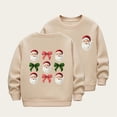 thumbnail image 1 of Cowsor Chandails en Molleton Filles Enfants Mignons Graphiques Col Rond Chandail Tops Manches Longues Vacances, 1 of 5