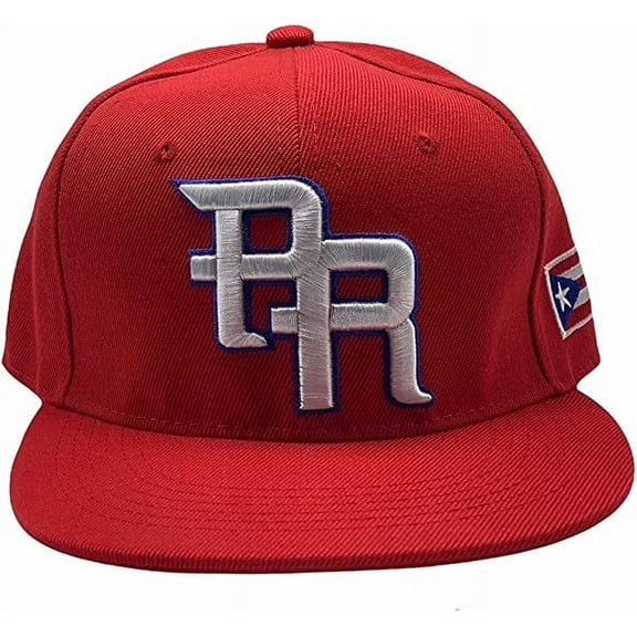 Baseball Cap Puerto Rico  Red White PR