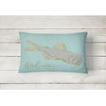 thumbnail image 2 of Carolines Treasures BB8550PW1216 Fish Welcome Canvas Fabric Decorative Pillow, 2 of 3