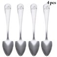 thumbnail image 2 of Coofit 4PCS Fruit Spoon Sawteeth Stainless Steel Spoon Flatware Spoon for Grapefruit, 2 of 10