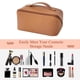 thumbnail image 1 of Bolso De Almacenamiento Bolso de maquillaje - Neceser impermeable para cosméticos para mujeres y niñas (café), 1 of 6