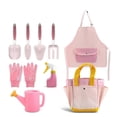 thumbnail image 1 of 9pcs Kids Gardening Tools Children Outdoor Planting Toy Kit With Storage Bag hot, 1 of 5