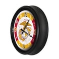 thumbnail image 2 of United States Marine Corps (Red/Yellow) Indoor/Outdoor LED Wall Clock, 2 of 5