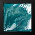 thumbnail image 2 of Studio W 20x20 Black Modern Framed Museum Art Print Titled - Bermuda Wave II, 2 of 5