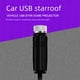 thumbnail image 4 of Luz de bienvenida para automóvil, luz estrellada USB, proyección láser, control de voz para automóvil, luz de ambiente, luz de ambiente LED estrellada para techo, 4 of 5