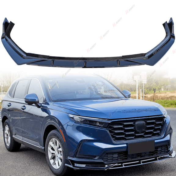 3pcs Set Front Bumper Lip for Honda CR-V CRV 6th 2023, Front Spoiler Diffuser Front Splitter Lip Body Kit Spoiler, Glossy Black