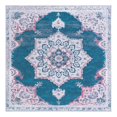 thumbnail image 2 of Unique Loom Renaissance Collection Area Rug - Roma (10' 6" Square Teal Green/Green), 2 of 6