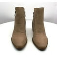 thumbnail image 4 of Lucky Brand Tayti Taupe Casual Pointed Toe Western Low Block Heeled Booties (Taupe, 8), 4 of 5