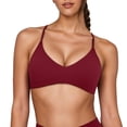 thumbnail image 1 of Versatile Strappy Back Sports Bra With Removable Pads For Comfort And Support Seamless Fit For Yoga Gym And Everyday Wear For Daily Use And AllSeason Performance, 1 of 5
